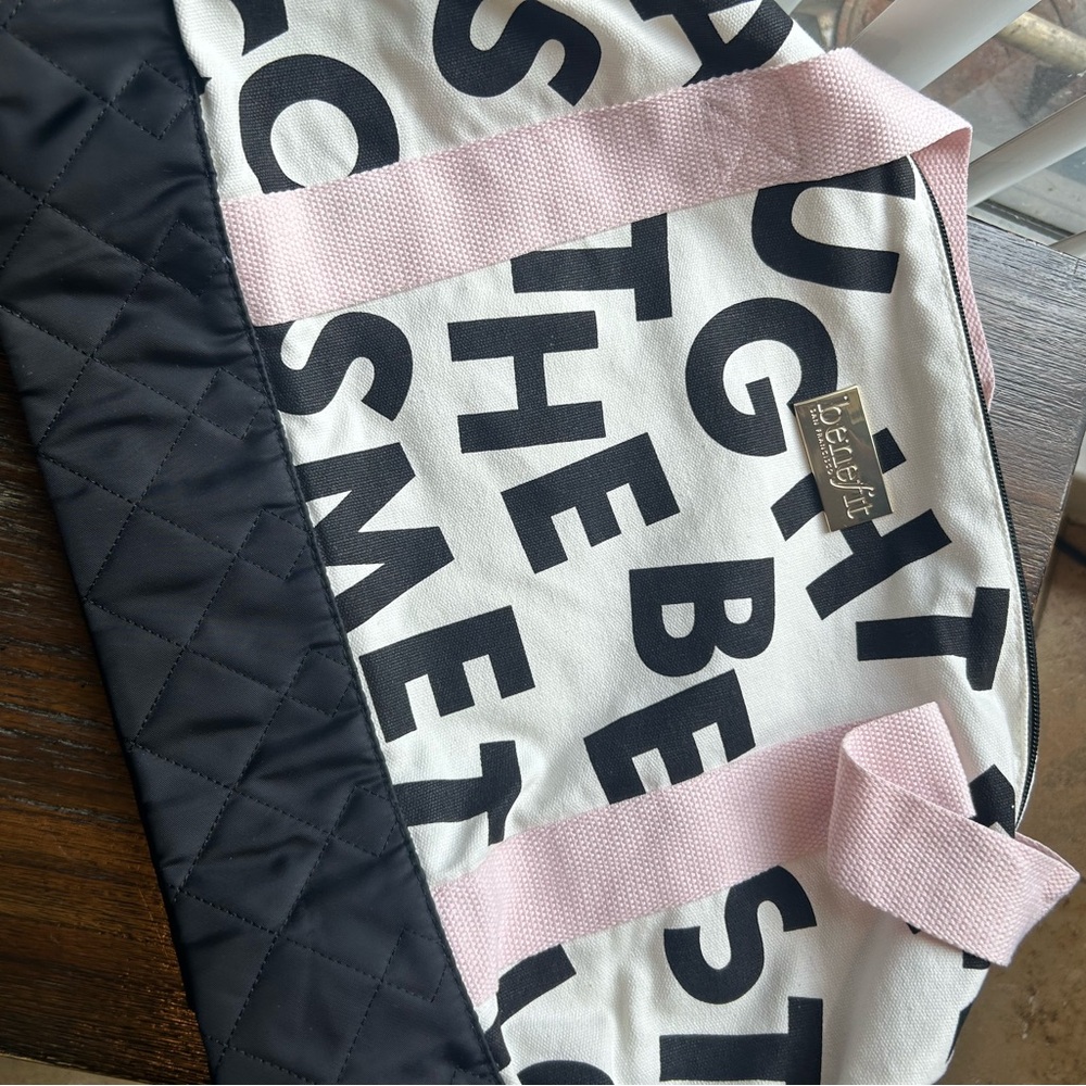 Benefit cosmetics weekender bag